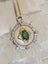 Emerald & Mother of Pearl Pendant in solid 925 Silver with 18ct YG/RG/WG Plate Carousel 2