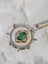 Emerald & Mother of Pearl Pendant in solid 925 Silver with 18ct YG/RG/WG Plate Carousel 3