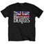The Beatles Drop T Logo And Vintage Flag T Shirt Carousel 1