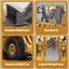 9 Channel Metal RC Wheel Loader,Remote Control Kids Construction Play Toys with Carousel 8