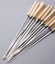 (20PCS/PACK) L 33.5cm Wooden Handle Stainless Steel BBQ Skewers Carousel 2