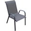 Charcoal Steel Sling Chair Carousel 1