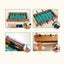 69cm Compact Football Table Game Foosball for Kids/ Families Indoor/Outdoor Fun Carousel 4