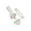 Tradco 9806 Hopper Window Fastener Satin Nickel 74x39mm Carousel 1