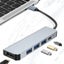 5 IN 1 USB-C Hub Splitter Type-C Docking Station 4K HDMI Carousel 3