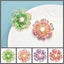 Ophelia Peony Sculpted Resin Brooch - Translucent, Transparent, Blossom, Flow... Carousel 1