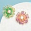 Ophelia Peony Sculpted Resin Brooch - Translucent, Transparent, Blossom, Flow... Carousel 2
