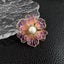 Ophelia Peony Sculpted Resin Brooch - Translucent, Transparent, Blossom, Flow... Carousel 3