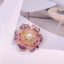 Ophelia Peony Sculpted Resin Brooch - Translucent, Transparent, Blossom, Flow... Carousel 11
