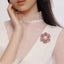 Ophelia Peony Sculpted Resin Brooch - Translucent, Transparent, Blossom, Flow... Carousel 15