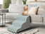 3 Steps Pet Dog Stairs for High Beds and Sofa High-Density Sponge Foam Dog Steps Carousel 1