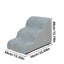 3 Steps Pet Dog Stairs for High Beds and Sofa High-Density Sponge Foam Dog Steps Carousel 4
