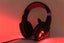Gaming Bass Surround Over Ear Headphones with LED Lights for PC Mac Laptop-Red Carousel 4