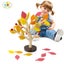 Assembled Tree Wood Yellow Leaves Carousel 3