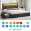 Double Size Bed Frame Base LED Bedroom Furniture Mattress Upholstered Platform Carousel 4