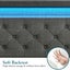 Double Size Bed Frame Base LED Bedroom Furniture Mattress Upholstered Platform Carousel 8
