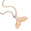 Whale Fluke Necklace in Rose Gold Carousel 2