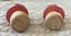 Set of two wooden mushrooms, 5.5cm Carousel 5