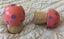 Set of two wooden mushrooms, 5.5cm Carousel 6