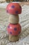 Set of two wooden mushrooms, 5.5cm Carousel 7