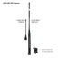 Ecoxgear Ecoxtalk Super Compact 5.0W Fixed Mount UHF CB Radio + Dual Antennas Carousel 4
