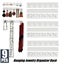 Brand New 9Pcs Jewellery Organizer Rack Case Box Holders Hooks *Sale NOW* Carousel 6