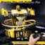 Rechargeable Remote Control Transforming Race Car Toy for Kids One-Button Yellow Carousel 3
