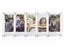 5Pcs Blank Clear Acrylic Fridge Magnet Frame Photo Picture Frame Carousel 6