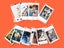 5Pcs Blank Clear Acrylic Fridge Magnet Frame Photo Picture Frame Carousel 7