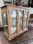 Vintage Indian Timber Frame Glass Case Carousel 6