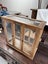 Vintage Indian Timber Frame Glass Case Carousel 16