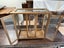 Vintage Indian Timber Frame Glass Case Carousel 18