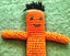 Hand crochet Dammit Doll Carousel 1