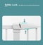 Baby Safety Gate, Baby Gate 103 - 112cm Adjustable Carousel 3
