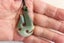 BEAUTIFUL New Zealand**INANGA FLOWER ** POUNAMU KORU PENDANT #156 Carousel 2