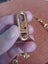 **BEAUTIFUL WOMANS DESIGNER "MICHAEL KORS" LOGO GOLD LINK NECKLACE** Carousel 8