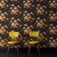 Wallpaper. Bouquet - Black. 2 roll bundle Carousel 9