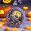 Woodbests - Halloween Castle Kit - 3D Wooden Puzzle Night Light Carousel 4