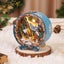 Woodbests - Christmas Village Kit - 3D Wooden Puzzle Night Light Carousel 3