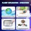 Planet Mining Kit with 8pcs Gemstones Early Educational Earth Gemstone Dig Kit Carousel 7