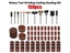 PTN NEW Sanding Polishing Grinding Tool Accessories Kit 150PCS Sale Sale Carousel 1