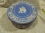 Tin - Blue with White Figures Carousel 1
