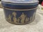 Tin - Blue with White Figures Carousel 2