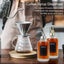 Hands DIY 2 Pcs Coffee Syrup Dispenser Set with 18 Labels 16.9 oz 500 ml Coffe Carousel 8