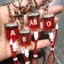 Blood Bag Keychain Handbag Pendant Keyring Key Chain Ring Gift Key Holder Decor Carousel 6