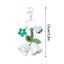 Womens Crochet Bell Orchid Keychain With Bell Knitted Keyrings Bag Pendant Decor Carousel 5