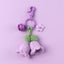 Womens Crochet Bell Orchid Keychain With Bell Knitted Keyrings Bag Pendant Decor Carousel 13
