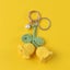 Womens Crochet Bell Orchid Keychain With Bell Knitted Keyrings Bag Pendant Decor Carousel 16