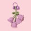 Womens Crochet Bell Orchid Keychain With Bell Knitted Keyrings Bag Pendant Decor Carousel 19