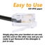 2Pack Telephone Handset Cord Detangler 360 Extended Rotating Phone Cord Wire ... Carousel 6